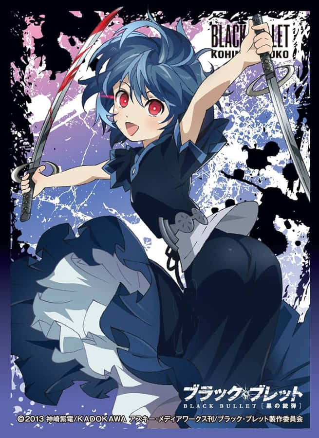 Kohina Hiruko Black Bullet Anime Character Wallpaper