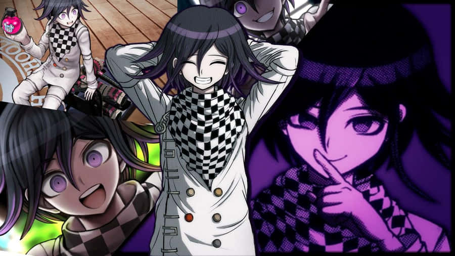 Kokichi Ouma Fan Art Collage Wallpaper