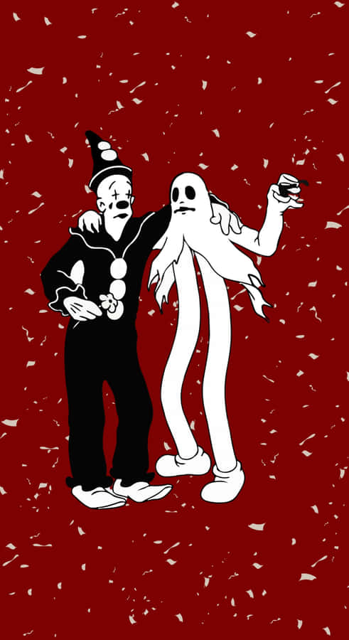 Koko The Clown And Ghost Wallpaper