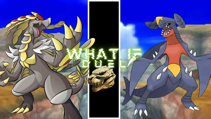 Kommo-o Versus Garchomp Wallpaper