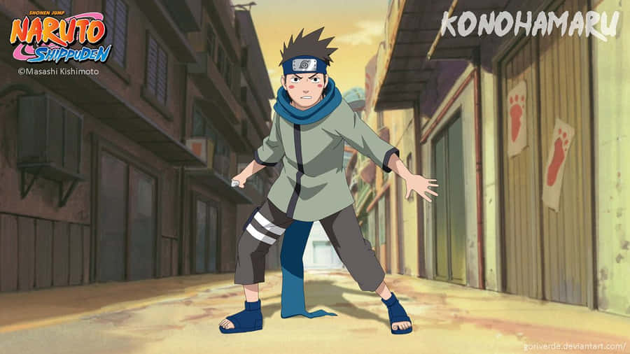 Konohamaru Sarutobi Looks Determined In This Image. Wallpaper