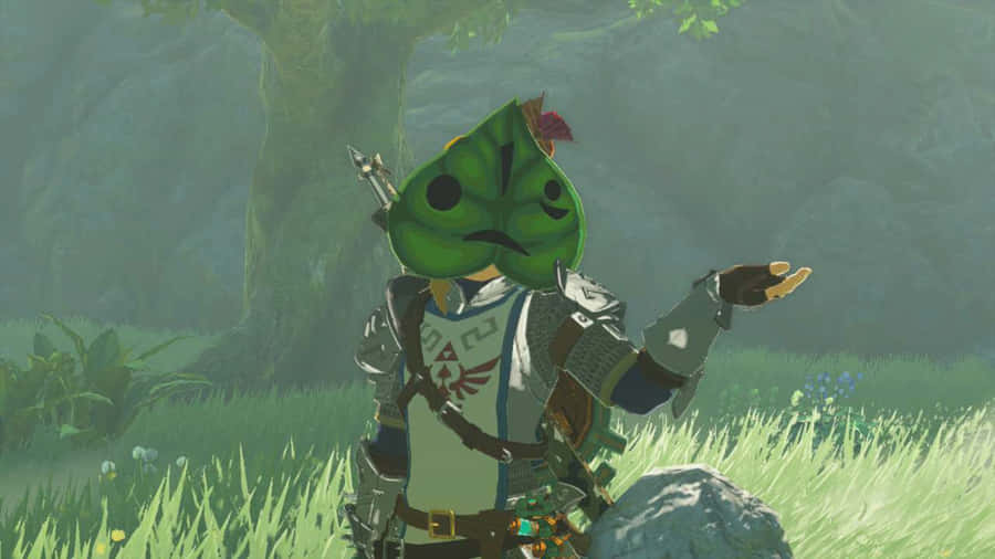Korok Masked Characterin Forest Wallpaper