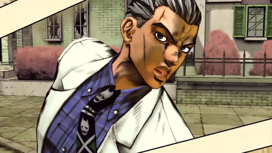 Kosaku Kawajiri - Mysterious Character From Jojo's Bizarre Adventure Wallpaper