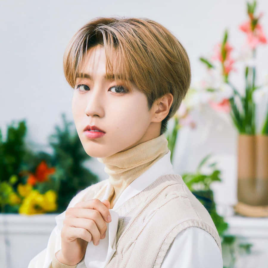 Kpop_ Artist_ Elegant_ Portrait_768x768 Wallpaper