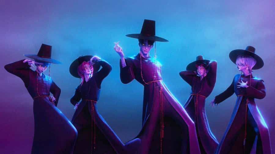 Kpop Demon Hunters Style Wallpaper