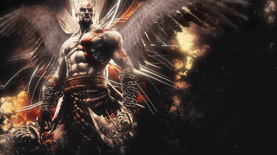Kratos, The Legendary God Of War. Wallpaper
