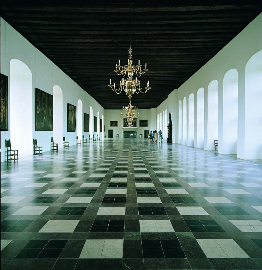 Kronborg Castle Finest Ballroom Wallpaper