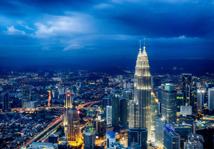 Kuala Lumpur City Evening Malaysia Wallpaper