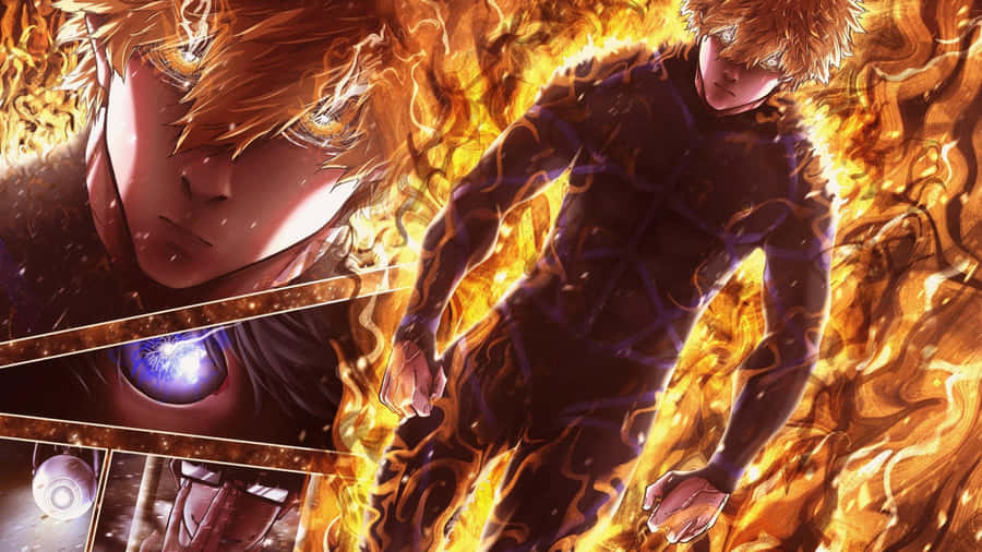Kunigami Fire Power Showcase Wallpaper