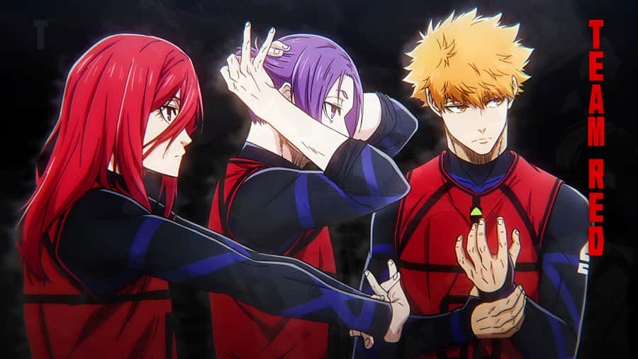 Kunigami Team Red Characters Wallpaper