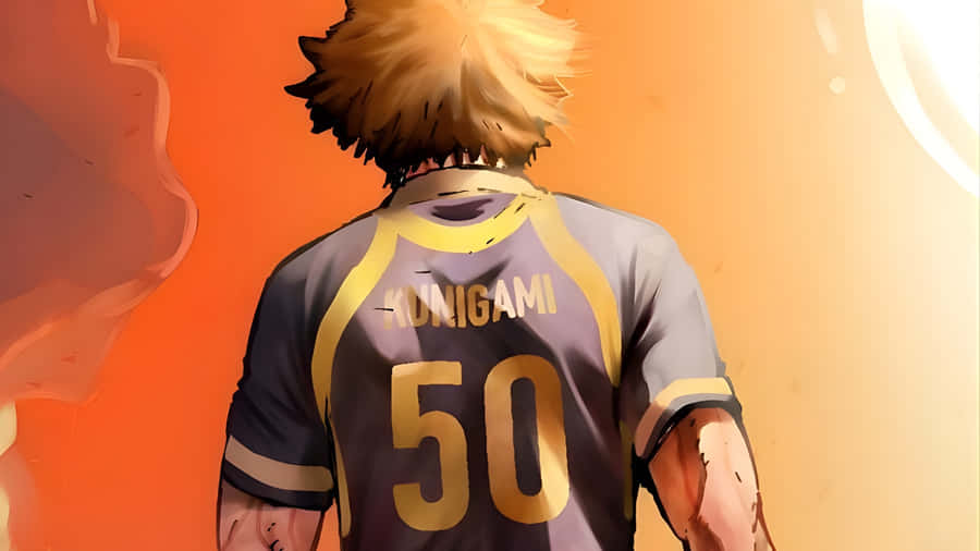 Kunigami Volleyball Player Wallpaper