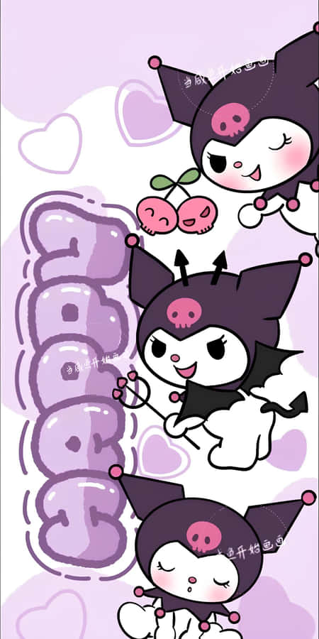 Kuromiin Purple Wonderland Wallpaper