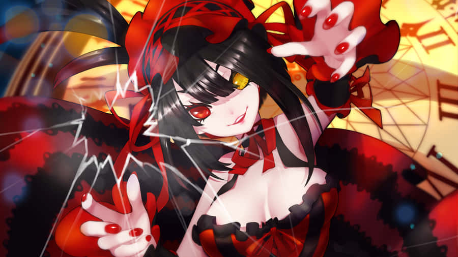 Kurumi Tokisaki Anime Artwork Wallpaper