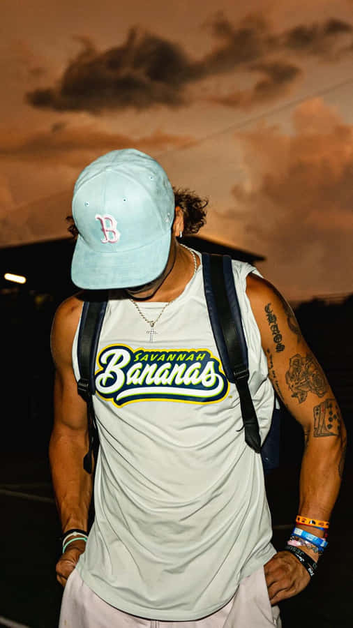 Kyle Jackson Savannah Bananas Style Wallpaper