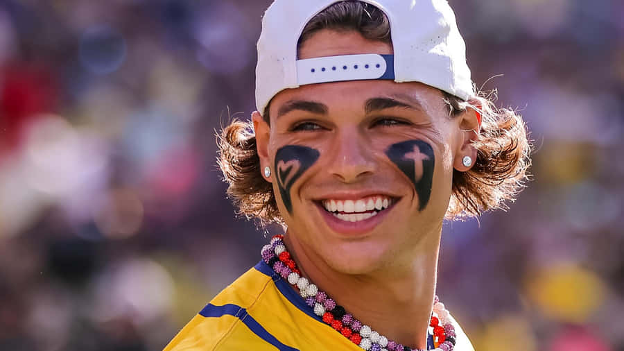 Kyle Jackson Smiling On Field Wallpaper