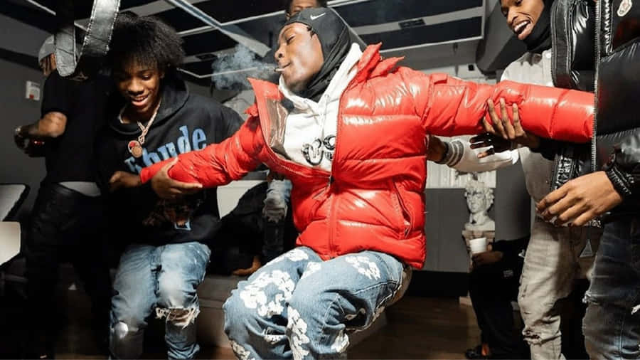 Kyle Richh In Red Jacket Wallpaper