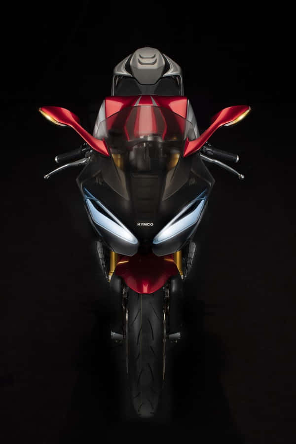 Kymco Motorcycle Front View Wallpaper