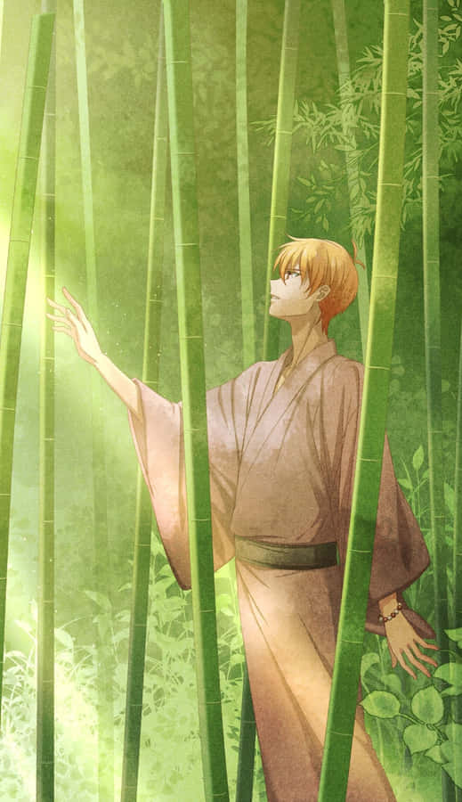 Kyo Sohma In His Full Cat Form Wallpaper