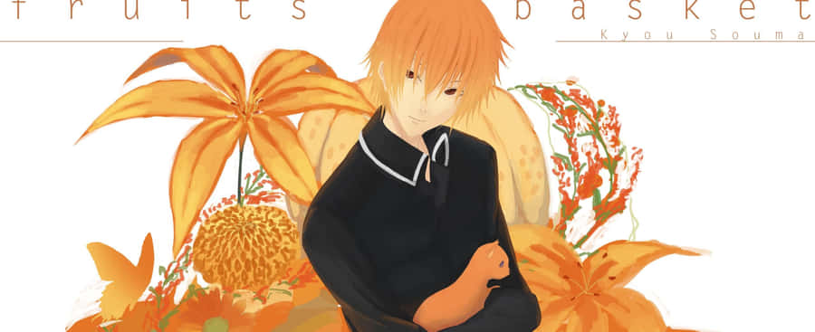 Kyo Sohma, Protagonist Of The Fruits Basket Anime Series Wallpaper