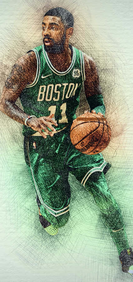 Kyrie Irving Looking Cool As Ever Wallpaper