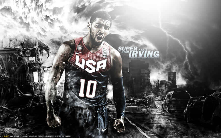 Kyrie Irving Shines Bright Wallpaper