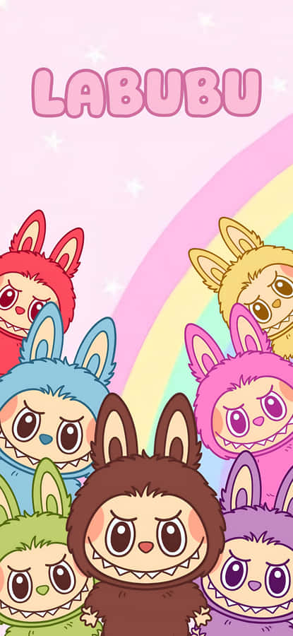 Labubu Cute Characters Wallpaper