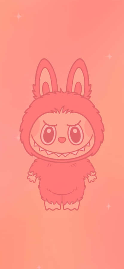 Labubu Cute Pink Wallpaper Wallpaper