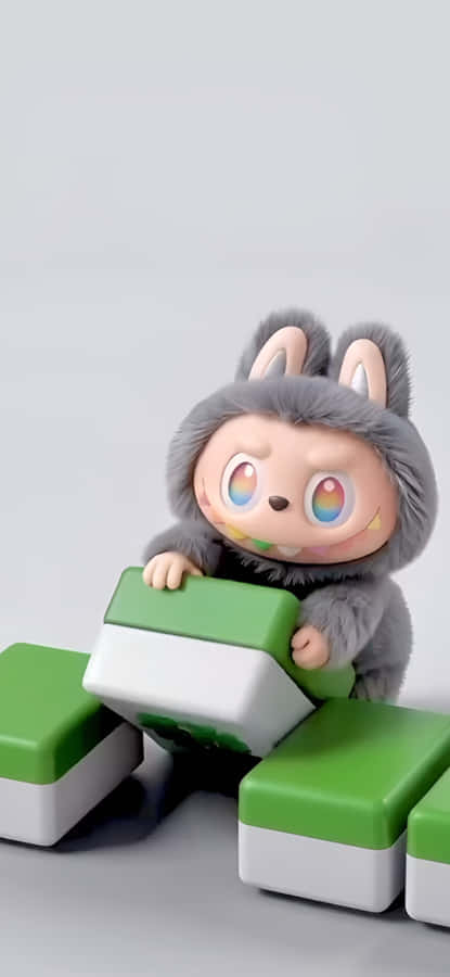 Labubu Iphone Character Toy Wallpaper