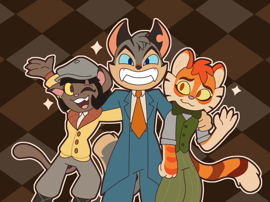 Lackadaisy_ Trio_ Fun Wallpaper