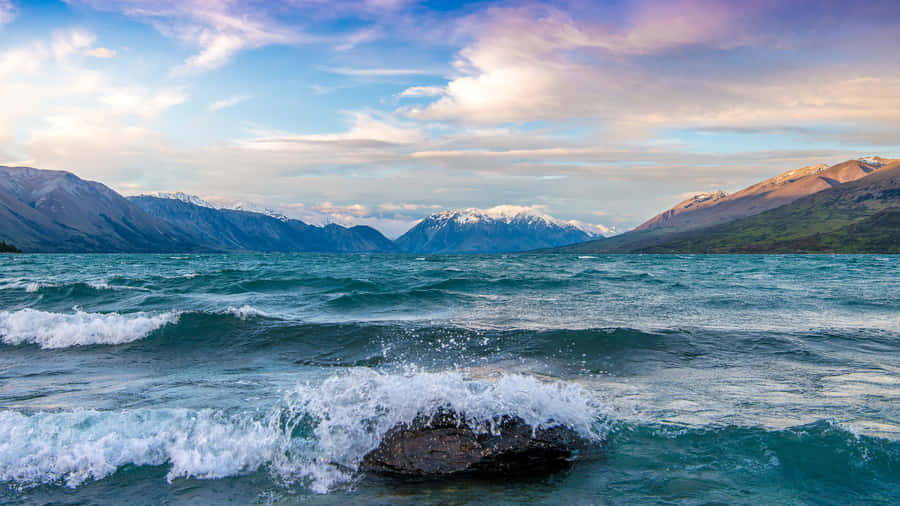 Lake Ohau New Zealand Ocean 4k Ipad Wallpaper