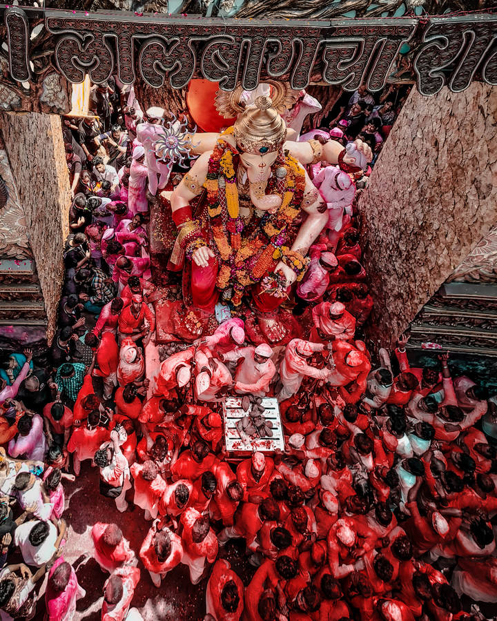 Lalbaugcha Raja Parade Wallpaper