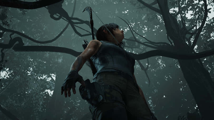 Lara Croft Takes On The Tomb Raider Challenge Wallpaper