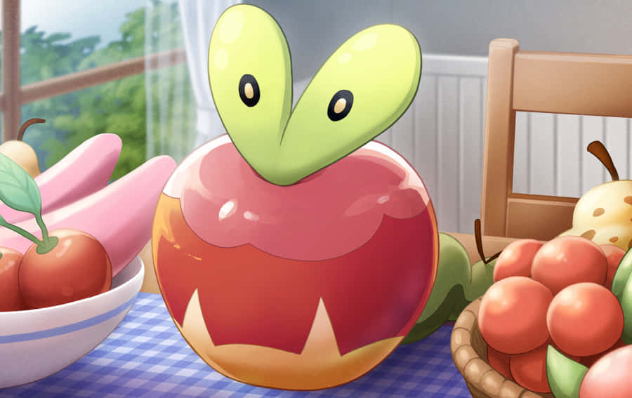 Large Applin On Table Wallpaper