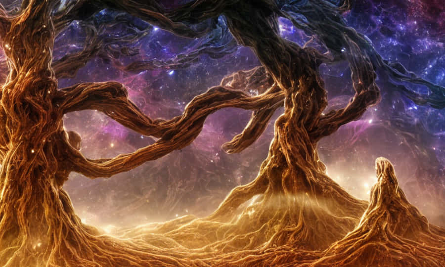 Latent Magical Forest Wallpaper