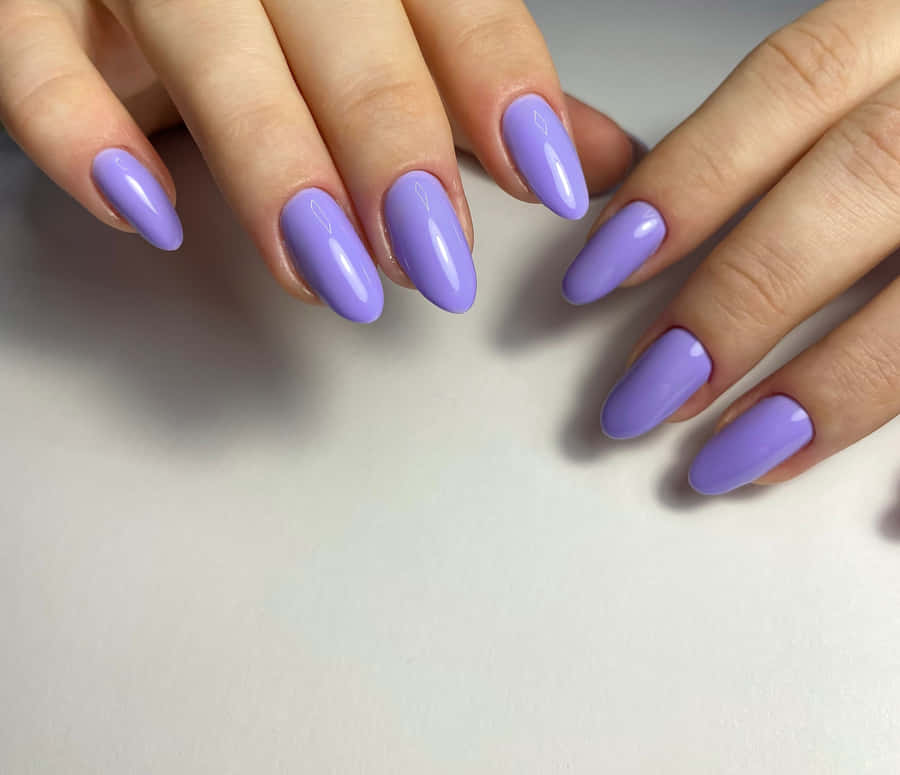 Lavender Manicure Elegant Nails Wallpaper