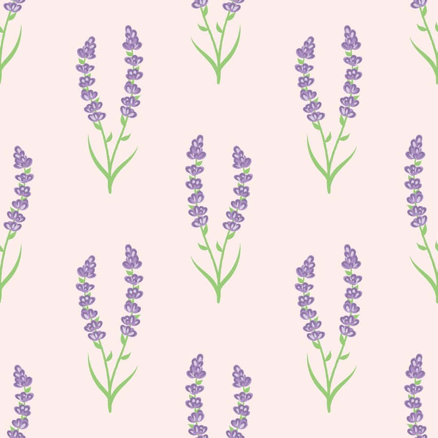 Lavender Pattern Background Wallpaper