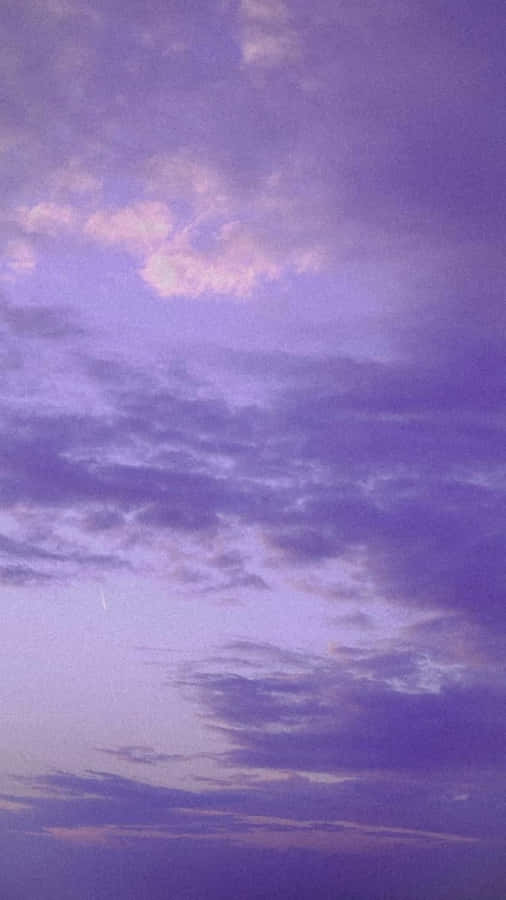 Lavender Sky Aesthetic Wallpaper