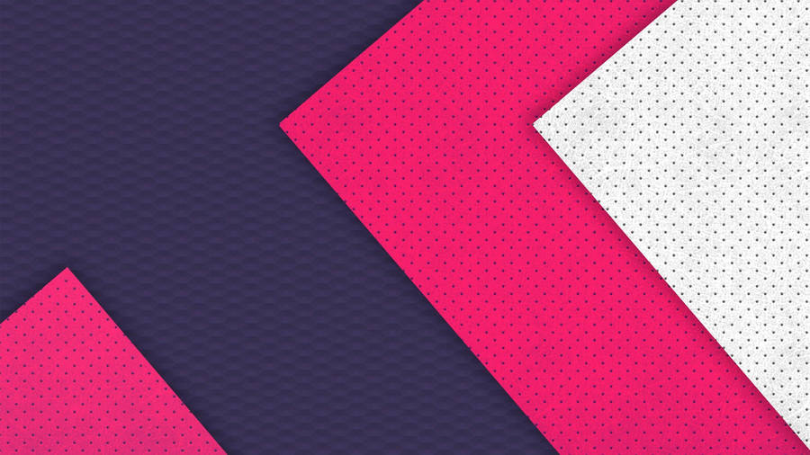 Layers Of Pink And White Triangles Wallpaper