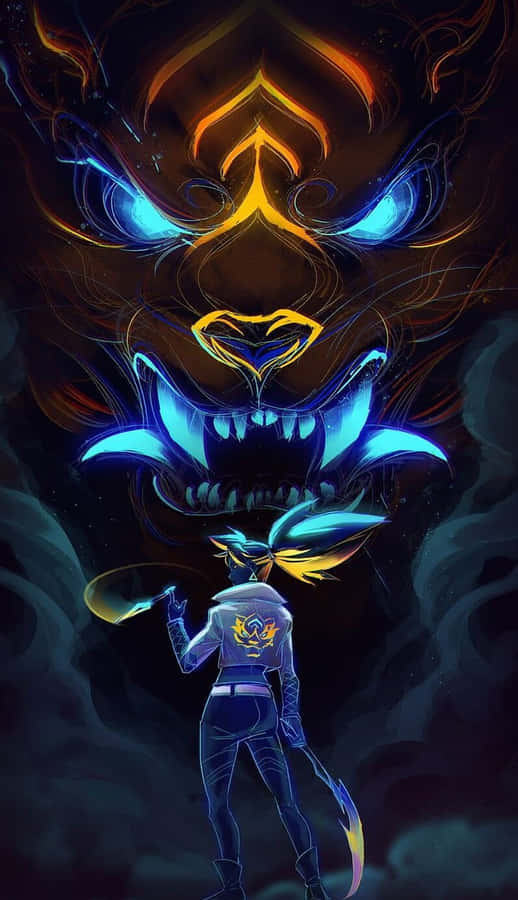 League Of Legends Akali Anime Dragon Wallpaper