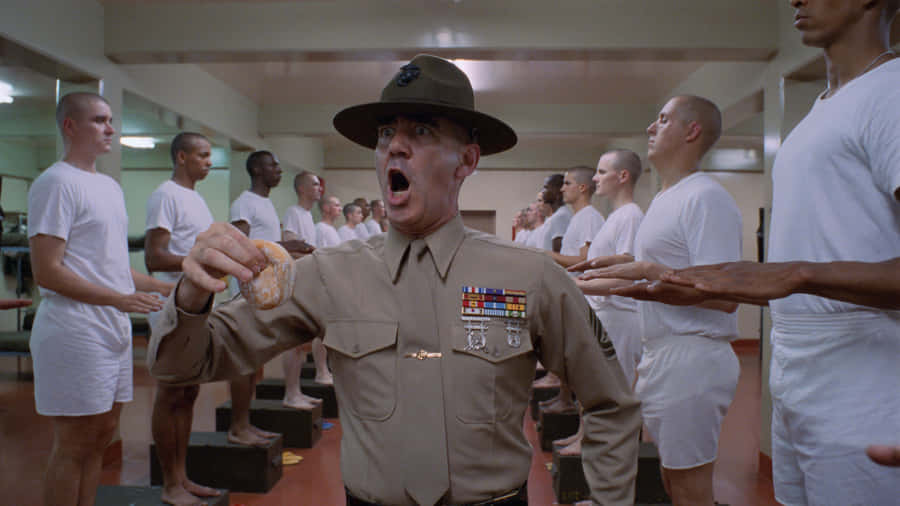 Legendary Actor And Marine R. Lee Ermey Wallpaper