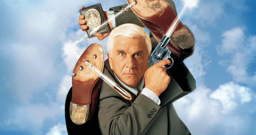 Legendary Comedian Leslie Nielsen In A Candid Pose. Wallpaper