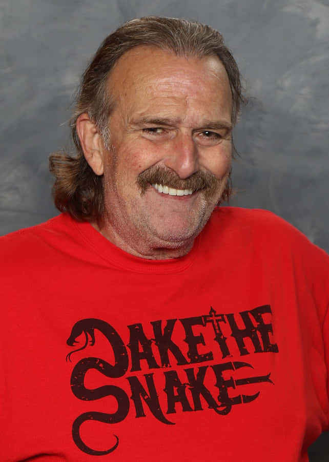 Legendary Wrestler Jake Roberts At Super Retrocon 2017 Wallpaper