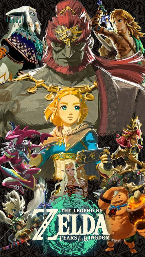 Legendof Zelda Tearsofthe Kingdom Characters Wallpaper