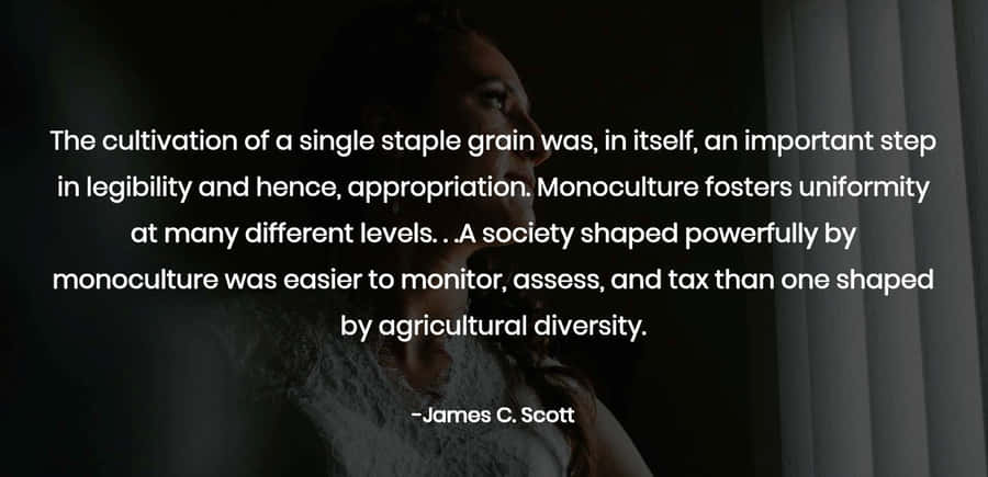 Legible Cultivation Quote Wallpaper