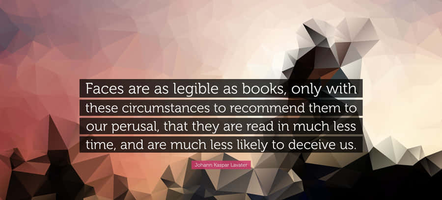Legible Faces Books Quote Wallpaper