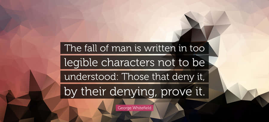 Legible Quote Art Symmetry Wallpaper