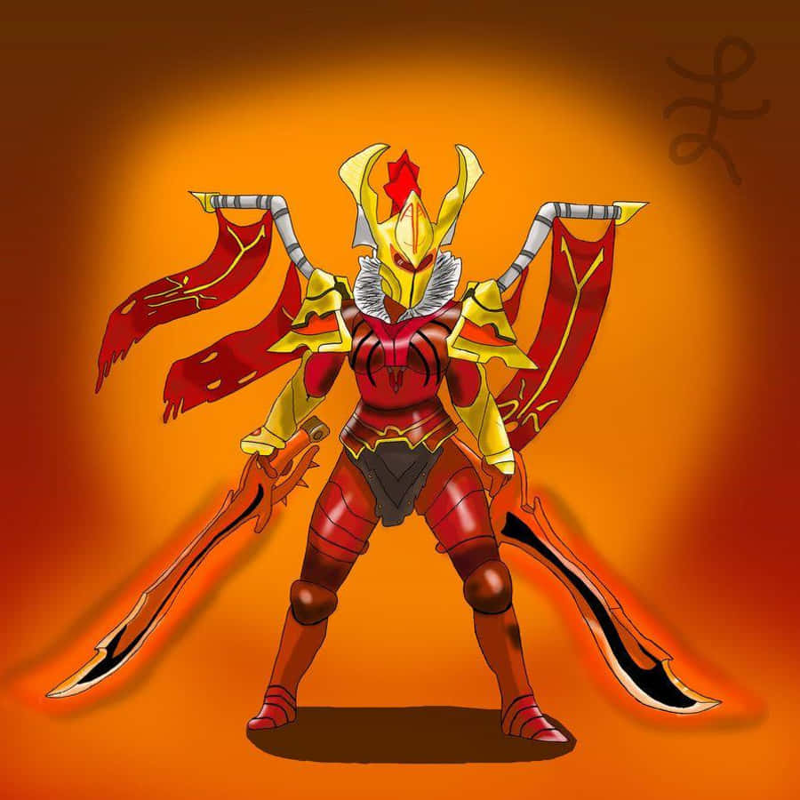 Legion Commander In Battle Wallpaper