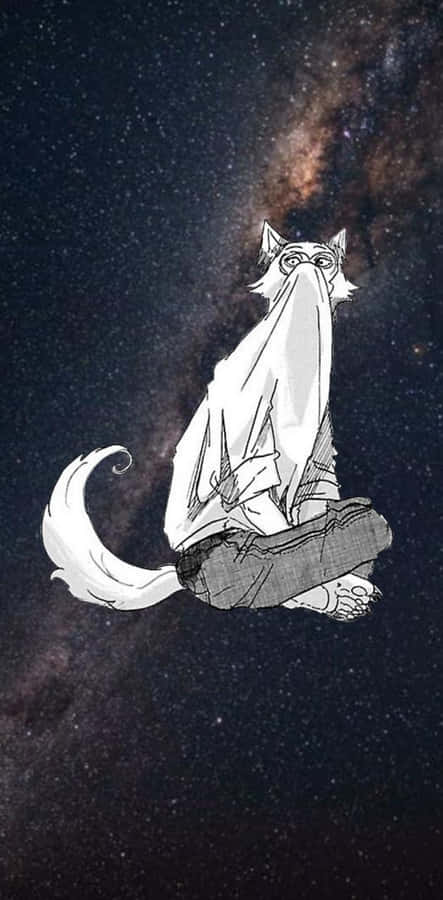 Legosi The Gray Wolf Stands Strong In A Sun-drenched Meadow Wallpaper