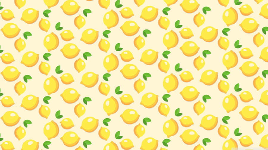 Lemon_ Pattern_ Background Wallpaper