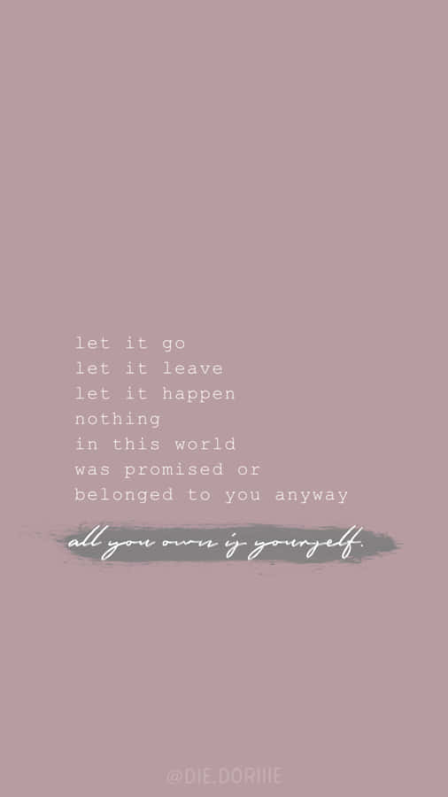 Let Go Pastel Wallpaper
